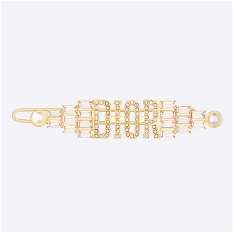 barrettes cheveux dior|Dio (r)evolution Barrette Gold.